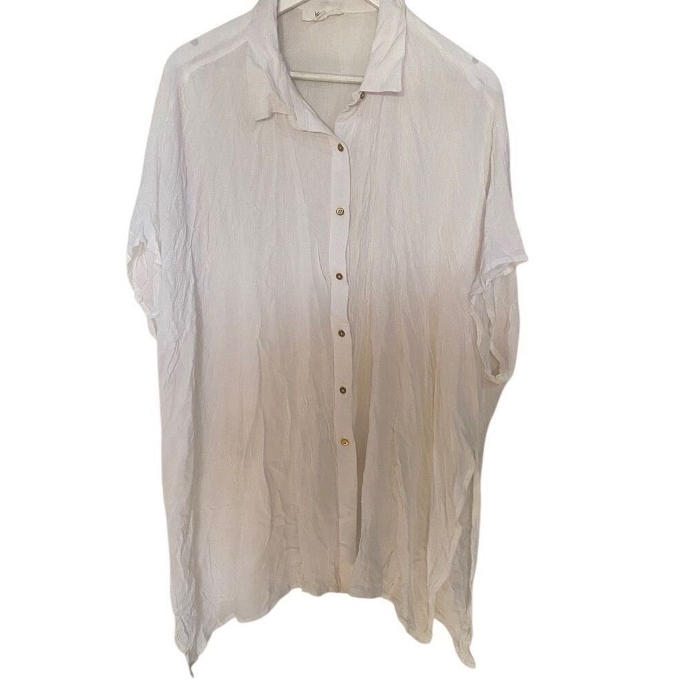 Key Resort bathing suit cover up  small short sleeve